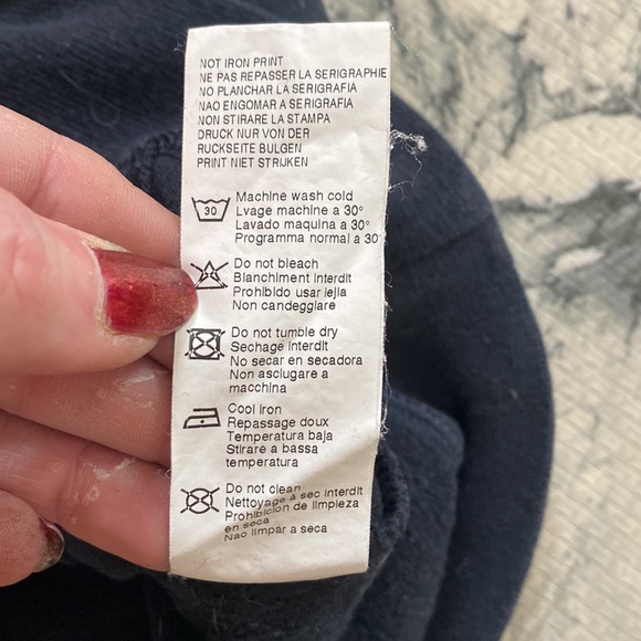 Burberry Embroidered LOGO Sweatshirt! BLACK, plush lining, Unisex Size 5 🖤 - Picture 10 of 14